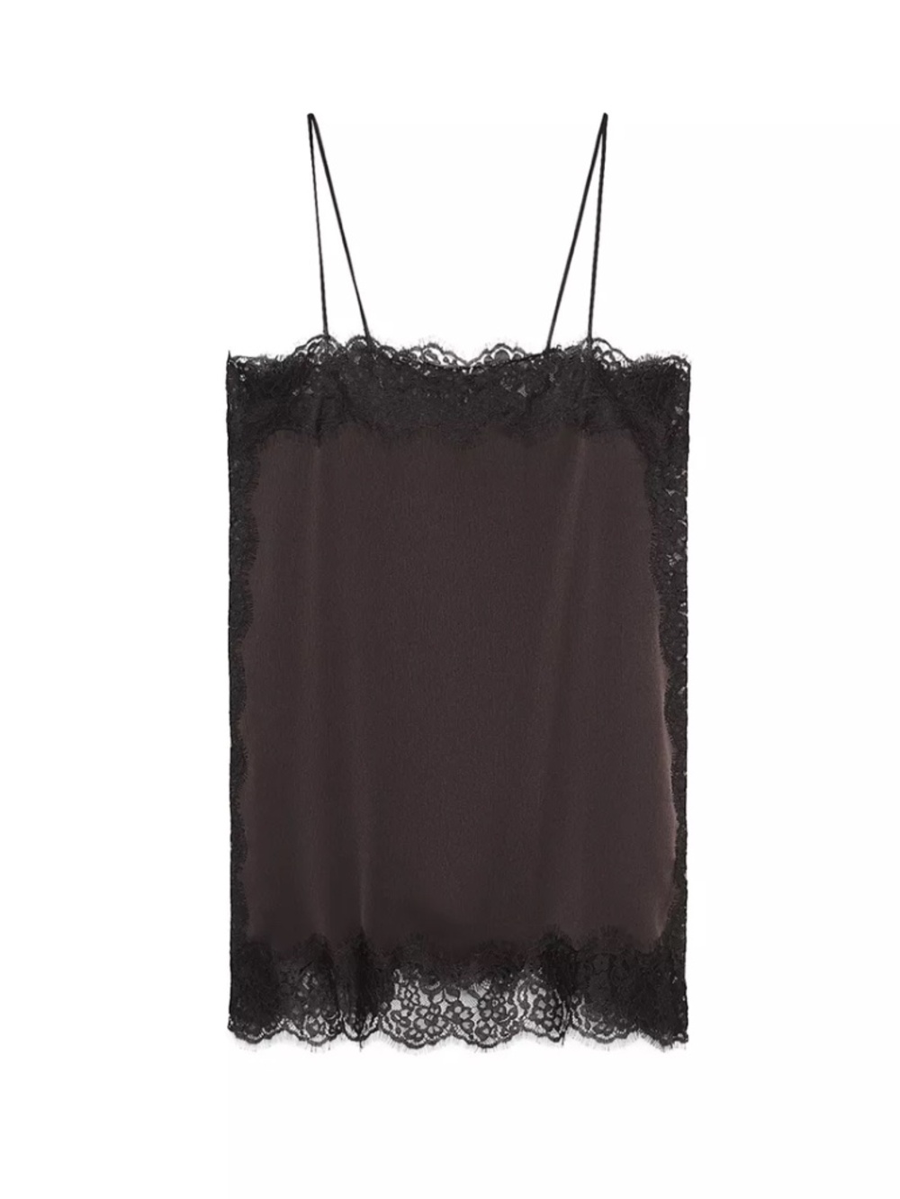 Zara- Satin Effect Lace Skirt and Top